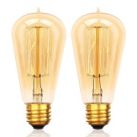 2 60W E27 Vintage Glühbirnen von KINGSO